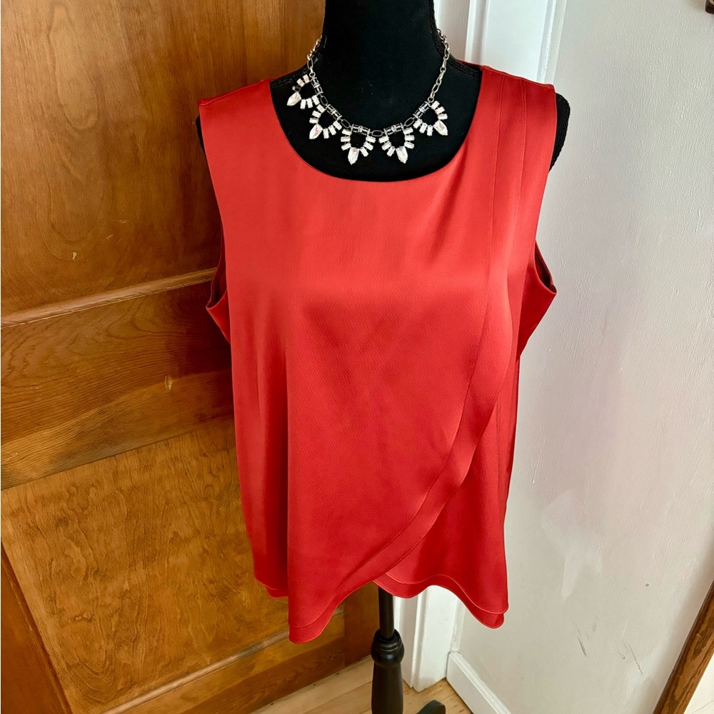 Calvin Klein sleeveless blouse, size L, new with tags.